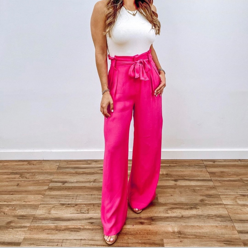 High Waist Paperbag Pant